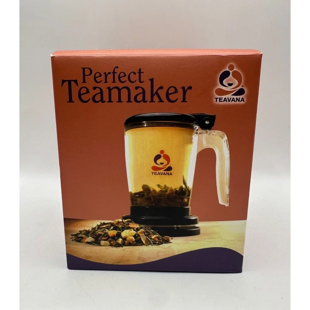 Teavana Perfect Teamaker Tea Maker 16oz Loose Leaf Brewer Stainless Steel Filter